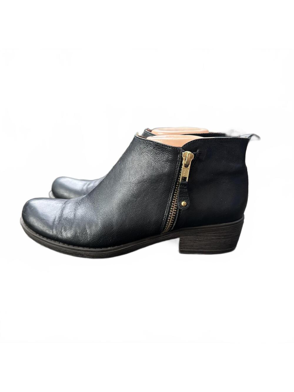 Eric Michael Women's  Premium Leather Ankle Boot 7.5 - 8 US 38 EU Black